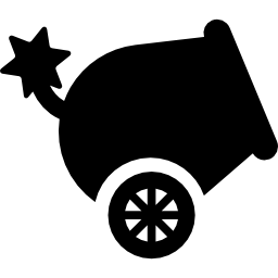 Circus cannon icon