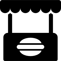 Hamburger stand icon