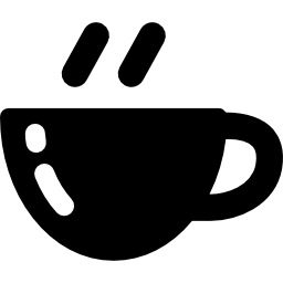 Cup of hot coffee icon