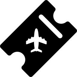 Flight ticket icon