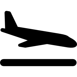 lądowanie samolotu ikona