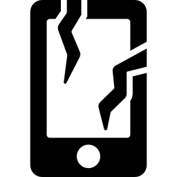 gebroken scherm icoon