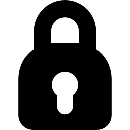 Black Locked icon