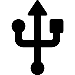 señal usb icono