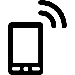smartphone come hotspot wifi icona