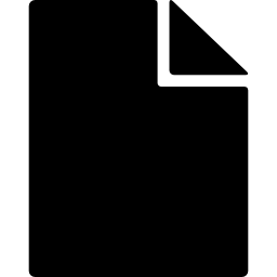 Blank document icon