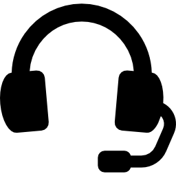 auriculares con micrófono icono