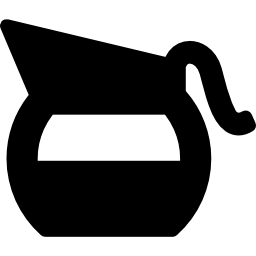 brocca da caffè icona