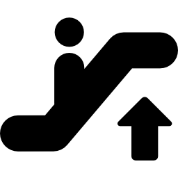 Эскалатор вверх иконка