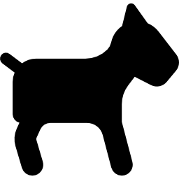 Знак домашних животных торгового центра иконка