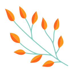 Branch leaves icon