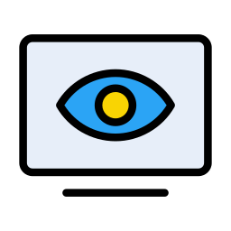 protezione per gli occhi icona