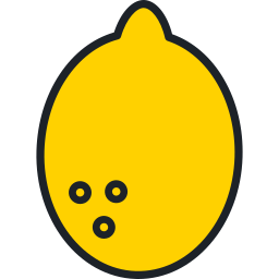Лимонный фрукт иконка