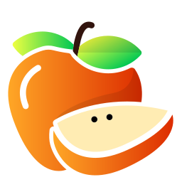 Яблочный фрукт иконка
