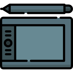 tablet gráfico Ícone