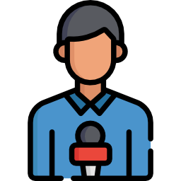 News reporter icon