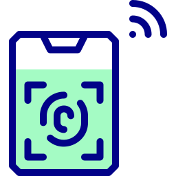Fingerprint scanner icon