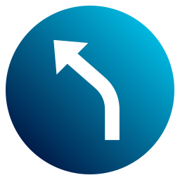 Turn left icon