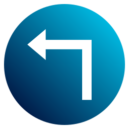 Turn left icon
