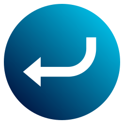 Turn left icon