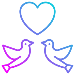 Love bird icon
