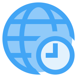 horaire international Icône