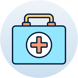 First aid kit icon