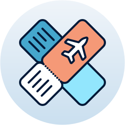 비행기 티켓 icon
