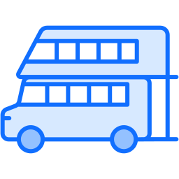 Ônibus de dois andares Ícone