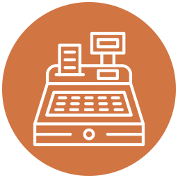 Cash register icon