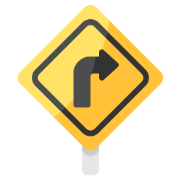 Turn right icon