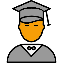 Male student icon