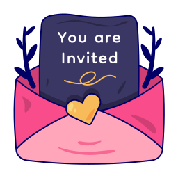 Invitation letter icon