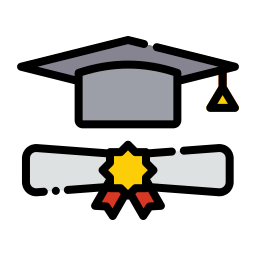 graduación icono