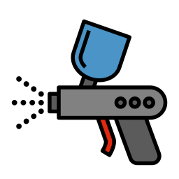 pistolet à peinture Icône
