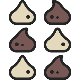 pepita de chocolate Ícone