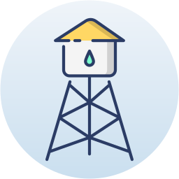 Water tower icon