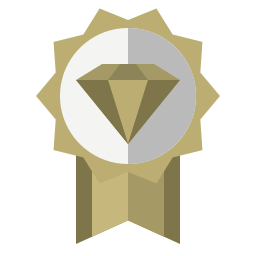 Бриллиантовая награда иконка