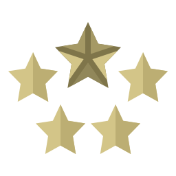cinco estrelas Ícone