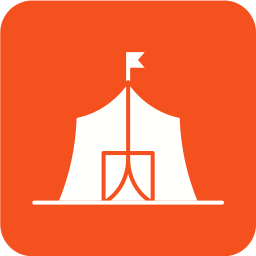 Refugee camp icon