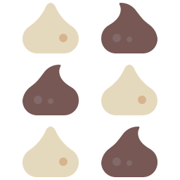 pepita de chocolate Ícone
