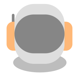 casco da astronauta icona