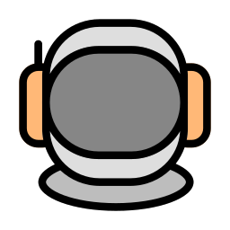 casco de astronauta icono