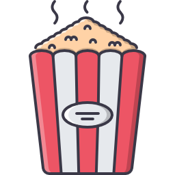 popcorn icoon