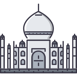 Taj mahal icon