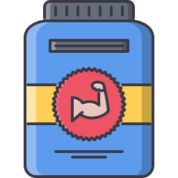 Protein supplement icon