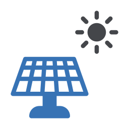 Solar panel icon