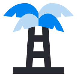 Coconut tree icon