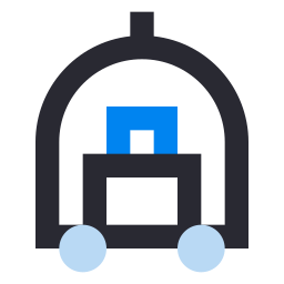 Trolley bag icon