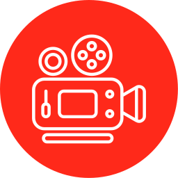 camara de video icono